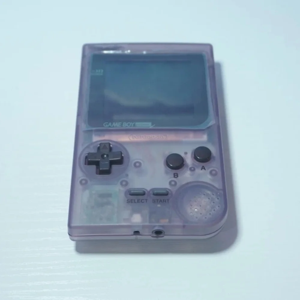 Atomic Purple Nintendo Game Boy Pocket Light (MGB-001) with Backlit IPS Screen